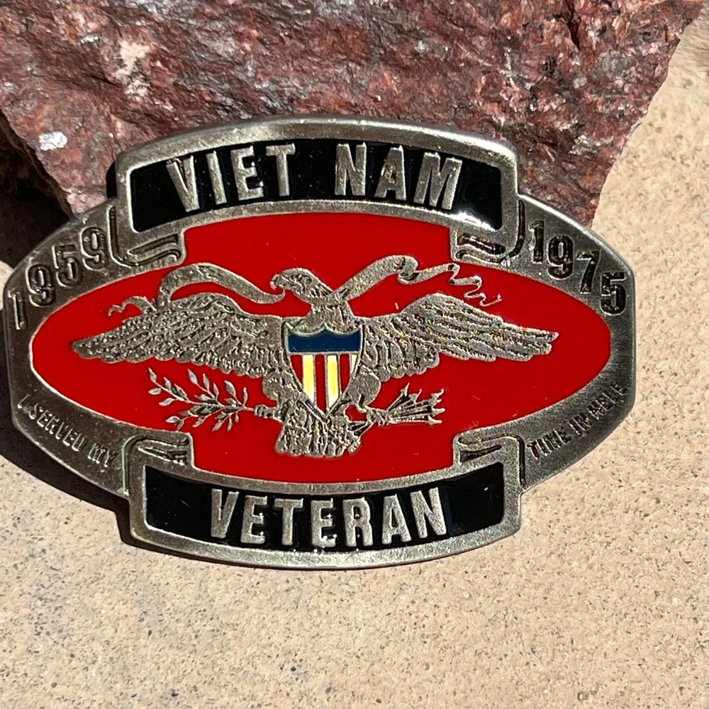 Vietnam Veteran Belt Buckle